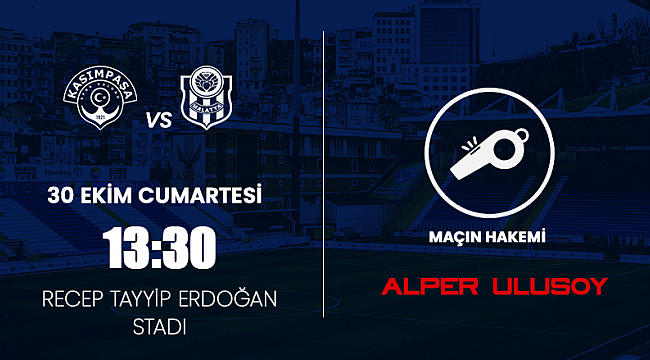 Kasımpaşa Maçının İlk 11'i Açıklandı